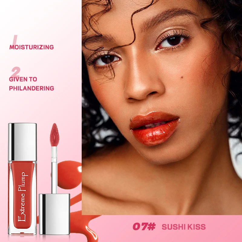 ウォーターグロスミラーリップグロス、保湿力と潤い力に優れ、防水性と耐汗性があり、デイリーメイクやホリデーギフトに最適です。