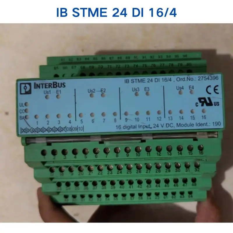 اختبار مستعمل موافق PHOENIX وحدات IB STME 24 DI 16/4 2754396