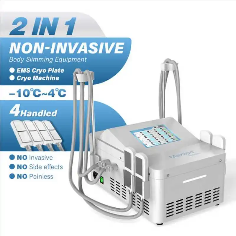 

Портативный аппарат для криолиполиза и EMS-массажа для коррекции фигуры: новейшая криопластика, замораживание жира, массажер для салонов красоты