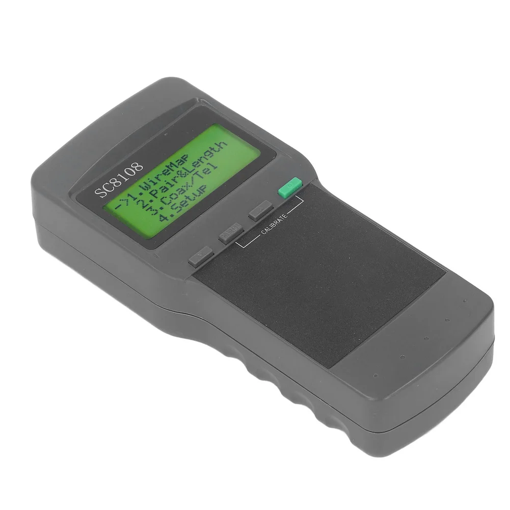 SC8108 For RJ45 Cable Verification Tool Supporting T568A T568B Wiring Standards and Open Short Miswire Detection Capability
