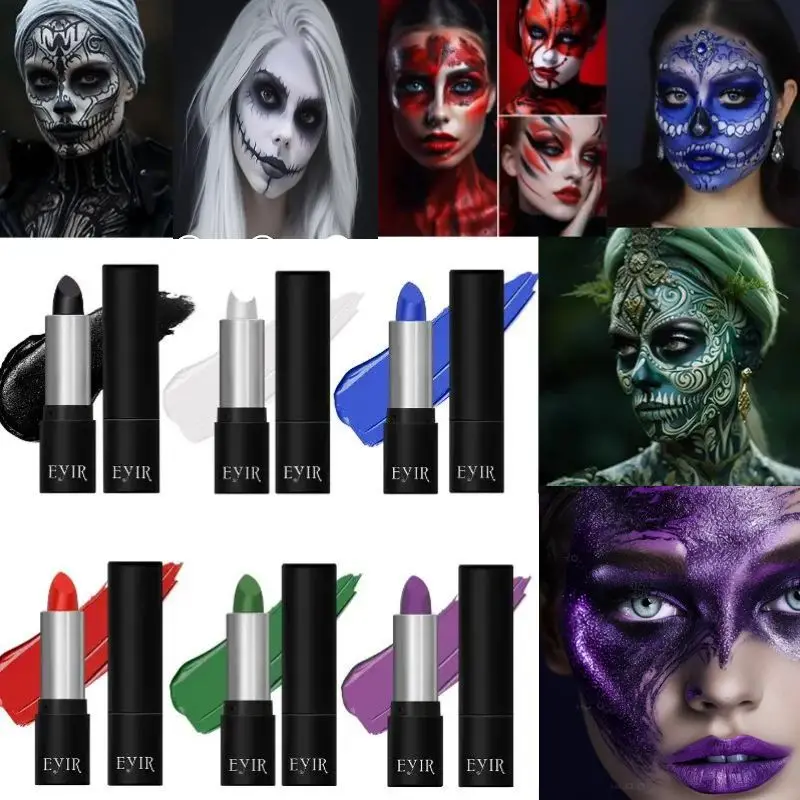 عصا سوداء لعين كرة القدم والبيسبول - مثالية لمكياج وجه المعجبين ولوحة الجسم والحفلات وأزياء الهالوين