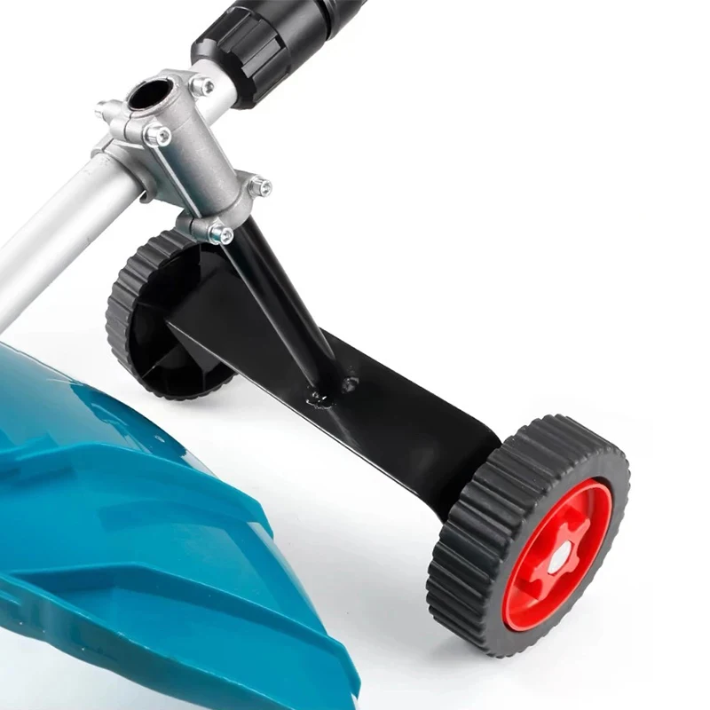 Imagem -02 - Cortador de Grama Elétrico Ajustável Universal Lawn Mower Grama Ajustável Gasoline Trimmer Attachment Pendurado Lateral Portátil Garden Maintenanc