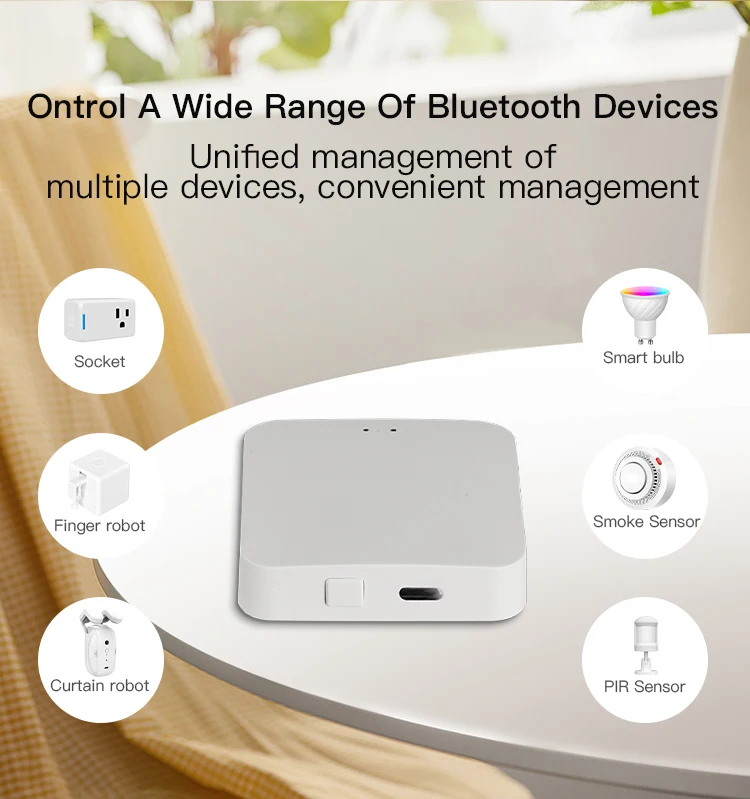 Kompatibel mit Tuya Smart Bluetooth Gateway Hub Smart Home Life Bridge Bluetooth-Fernbedienung Alexa Google – Detail 8