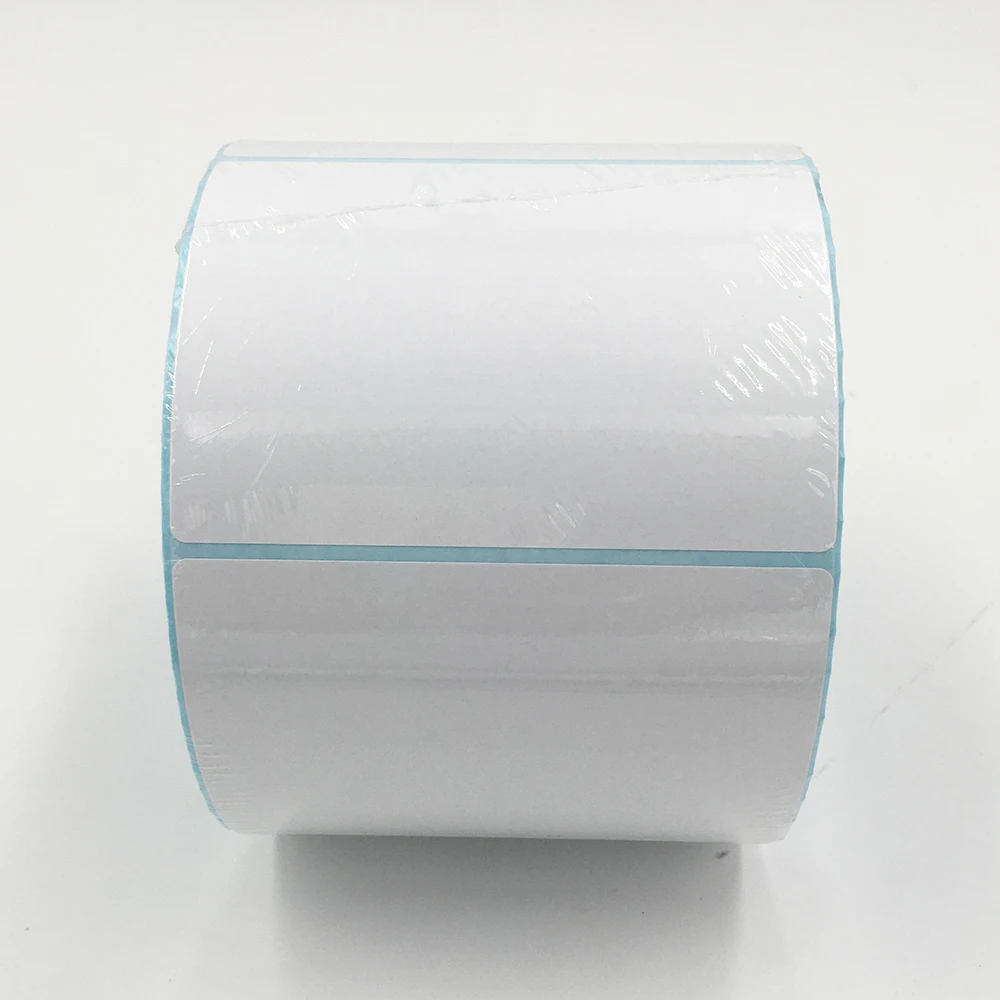 Waterproof 80MM Width Blank White Direct Print Thermal Paper Sticker for Bar code Label Price Tag in Roll Oil-proof