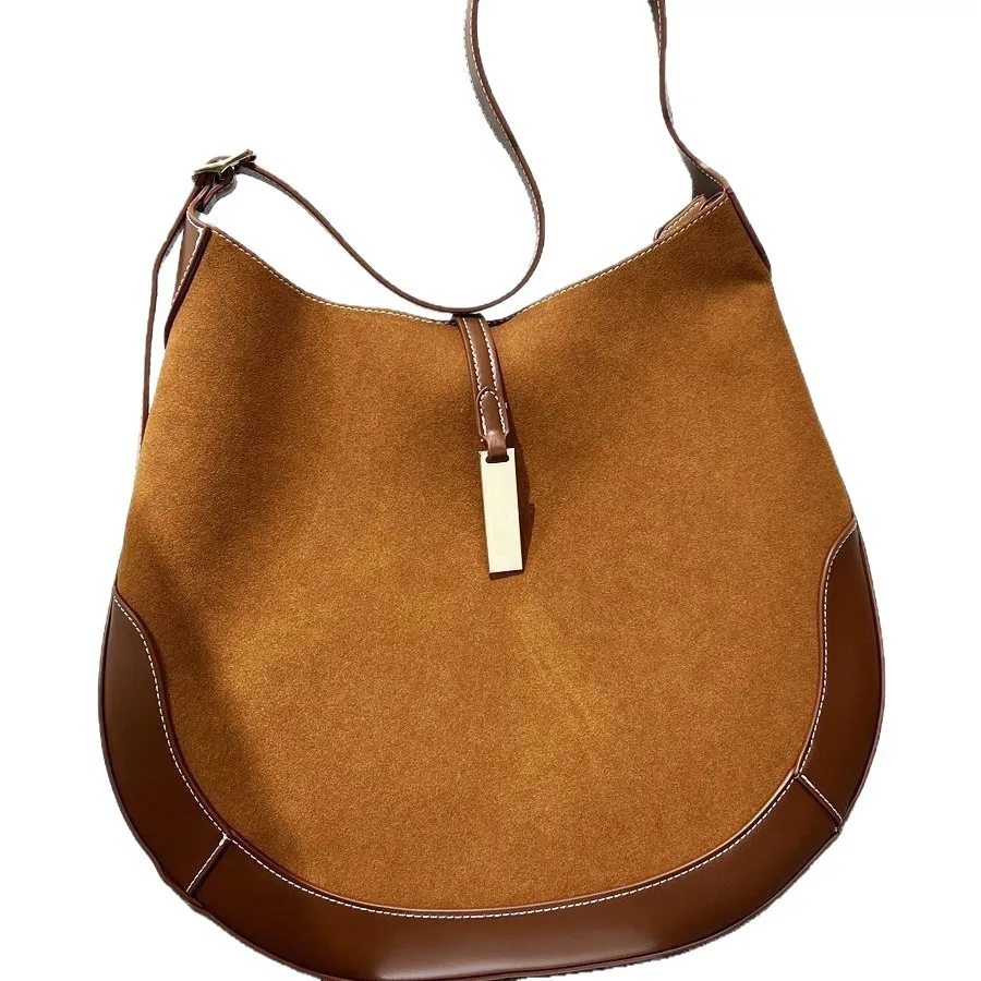 Stylish Minimalist Designer Crossbody Diaper Bag For Women Luxury Leather Tote Large Capacity Elegant Shoulder Bag Simple - view 5
