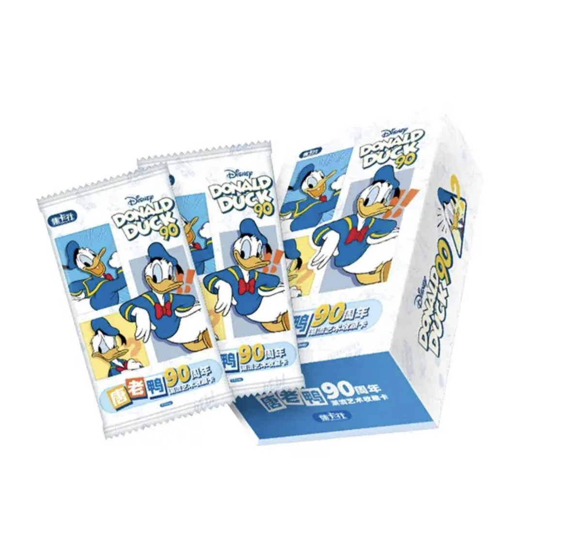 

Натуральная забавная карта с героями мультфильмов Диснея, милая карта Дональда Дака, 90-летие, аниме-персонаж, редкая пленка, периферийная коллекционная карта, подарок