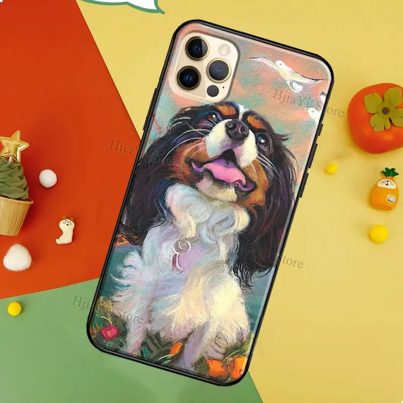 Cavalier King Charles Spaniel Phone Case For iPhone 13 11 14 12 Pro Max 7 8 Plus X XR XS Max SE 2020 12 13 Mini Back Cover