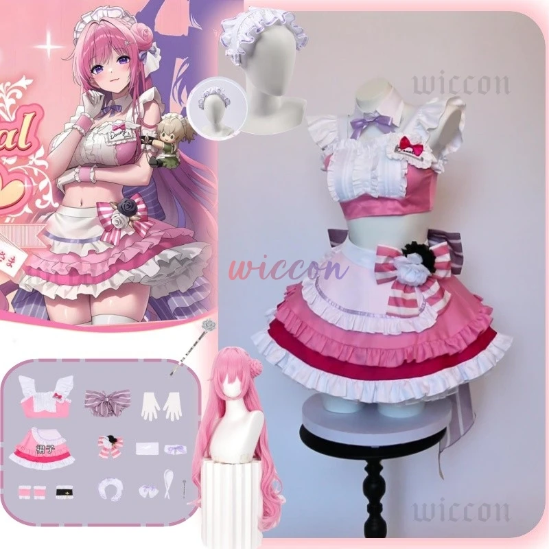 

NIKKE：The Goddess Of Victory Dorothy Cosplay Costume Doro Sweet Lolita Dress Wig Props Women Maid Net Uniform Halloween Carnival