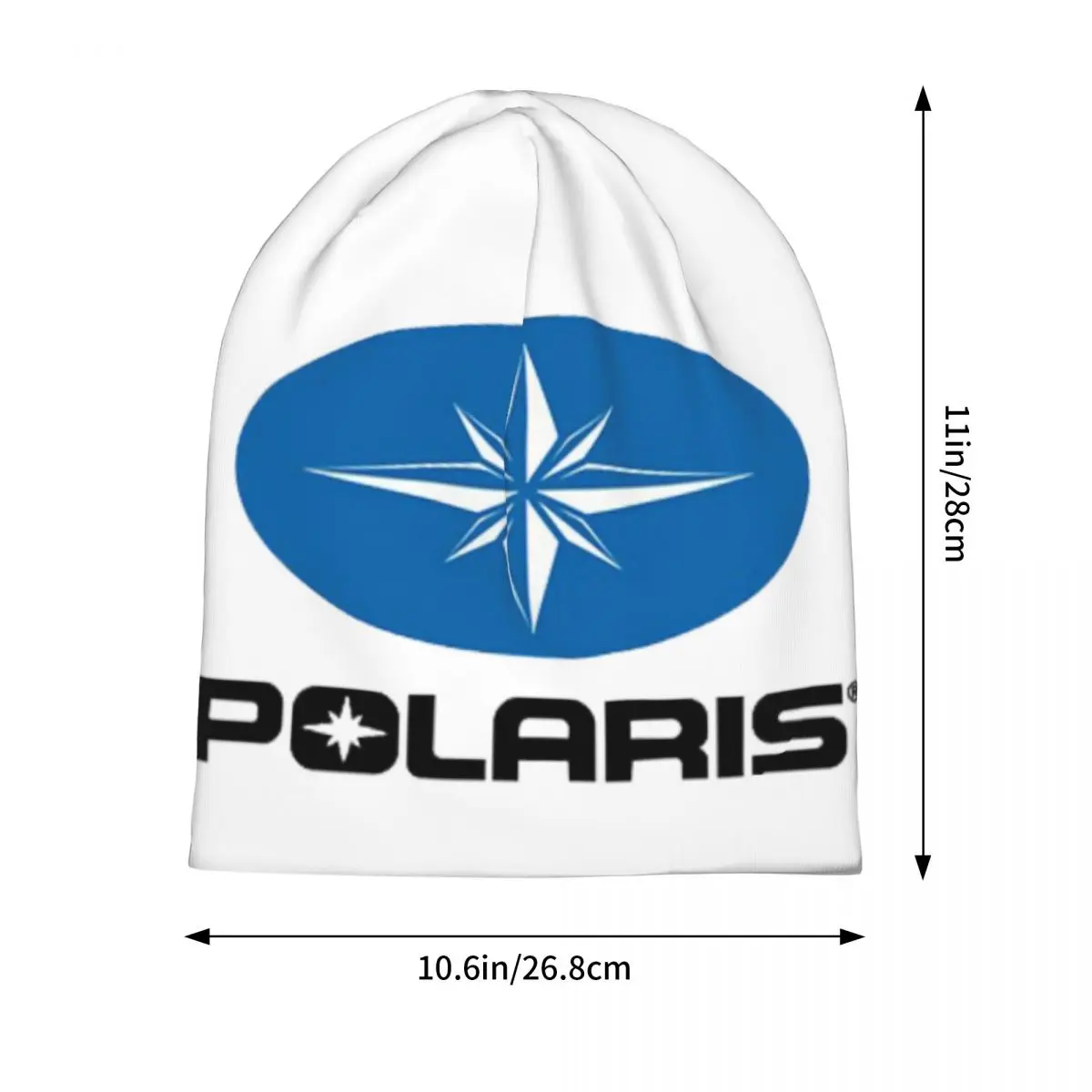 Gorro de punto con logotipo de Polaris para hombre y mujer, gorro cálido de moda para exteriores, Otoño e Invierno