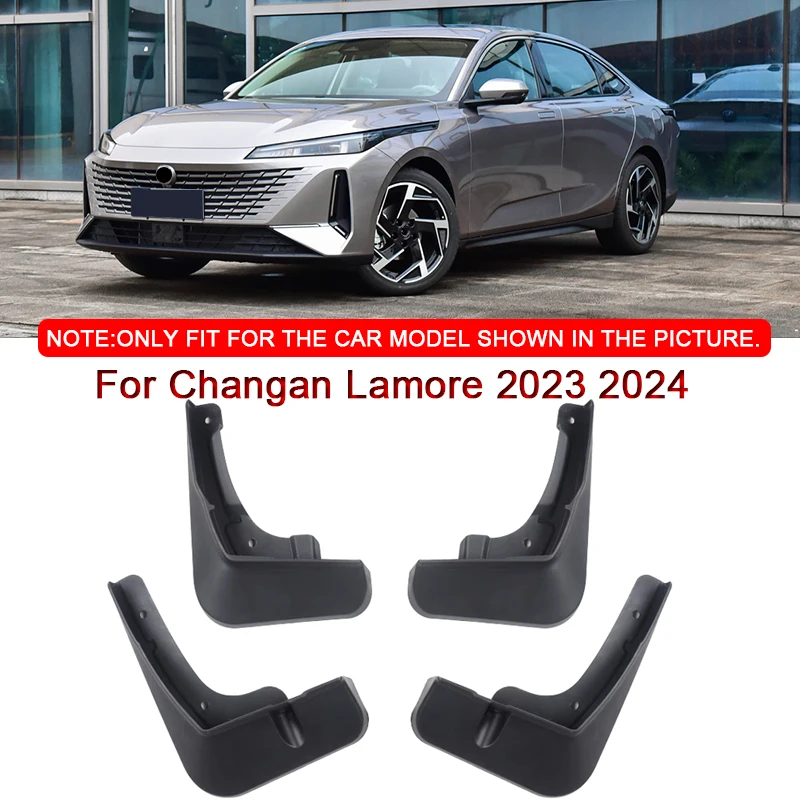 

For Changan Lamore 2023 2024 Car Styling ABS Mud Flaps Splash Guard Protect Mudguard MudFlaps Front Rear Fender Auto Accessories