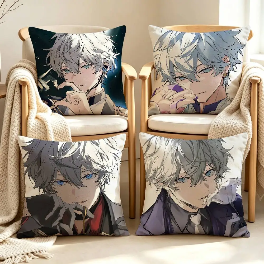 S-Sena I-Izumi E-Ensemble Stars Customizable Square Cushion Cover Double Sided Print Pillow Case