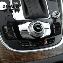 Car Styling Gear Shift MMI Control Knob Joystick Center Button switch Stickers For Audi Q5 8R SQ5 RS5 S5 2009-2017 Accessories