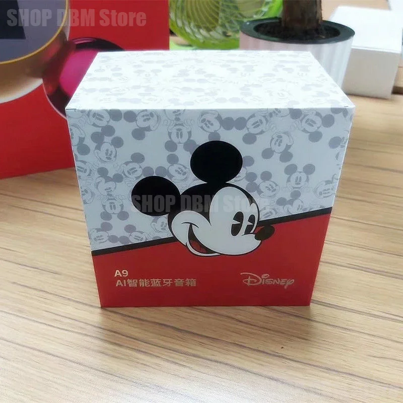 Disney Mickey Mouse Bluetooth Mini Speaker Wireless Speaker TF Card USB Subwoofer Portable MP3 Music Sound Column For PC Phone