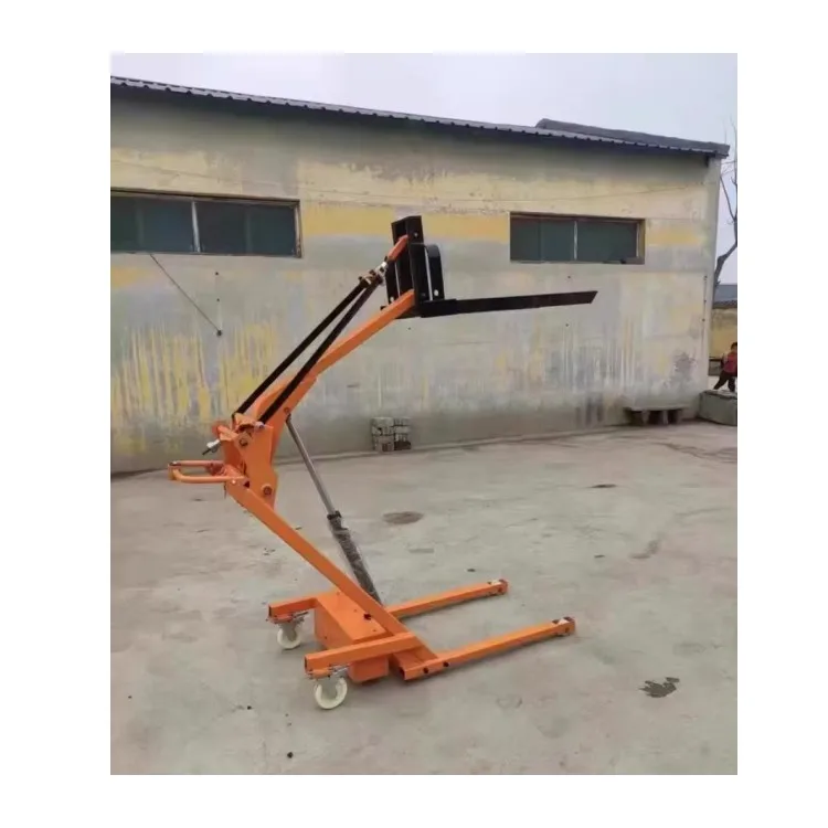 Electric Pallet Stacker Forklift Foldable Electric Extended Forklift