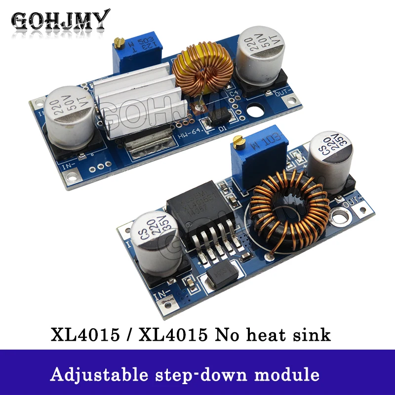 DCDC XL4015 Adjustable Step-down Module 4-38V High Power 96% High Efficiency Low Ripple 5A