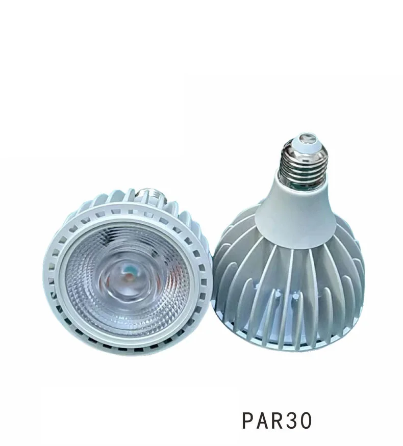 Wysokiej jakości oświetlenie Led par20 par30 par38 15w 35w 50w E27 reflektor sklepowy Ra90 bez AC85-265V wentylatora chłodzącego
