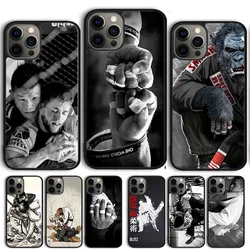 sport Martial Art MMA Fight Jiu Jitsu Phone Case For iPhone 17 Air 16 15 14 13 12 Pro Max 11 Pro Max Plus Coque