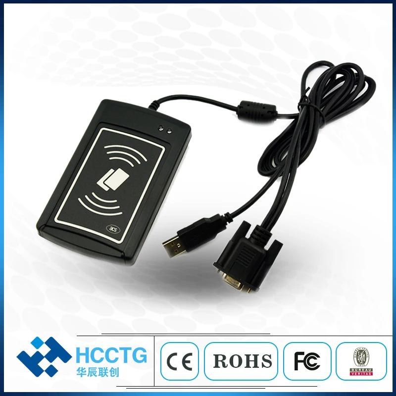 RS232 ISO14443 13.56MHz Mobile Proximity Contactless Smart RFID Card Reader Writer ACR1281S-C8