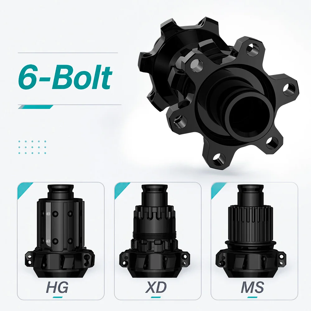 TITGMER MTB-Naben-Ratschen 36T 28-Loch MTB Boost Hinterradnabe 12x148 15x110 12x142 15x100 für Shimano Geräuscharme Scheibenbremsnabe – Detail 5