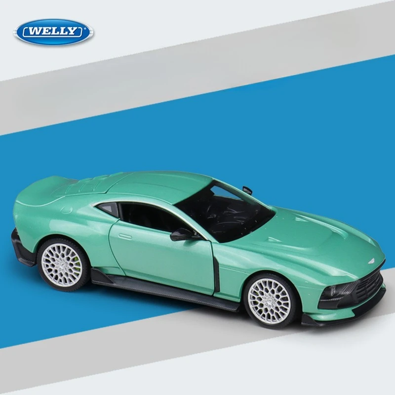 WELL Y 1:24 Aston Martin Valour Druckgussauto-Modell, Spielzeugsammlung, Druckguss-Miniatur, Voiture, Freund, Geburtstagsgeschenk, Heimdekoration