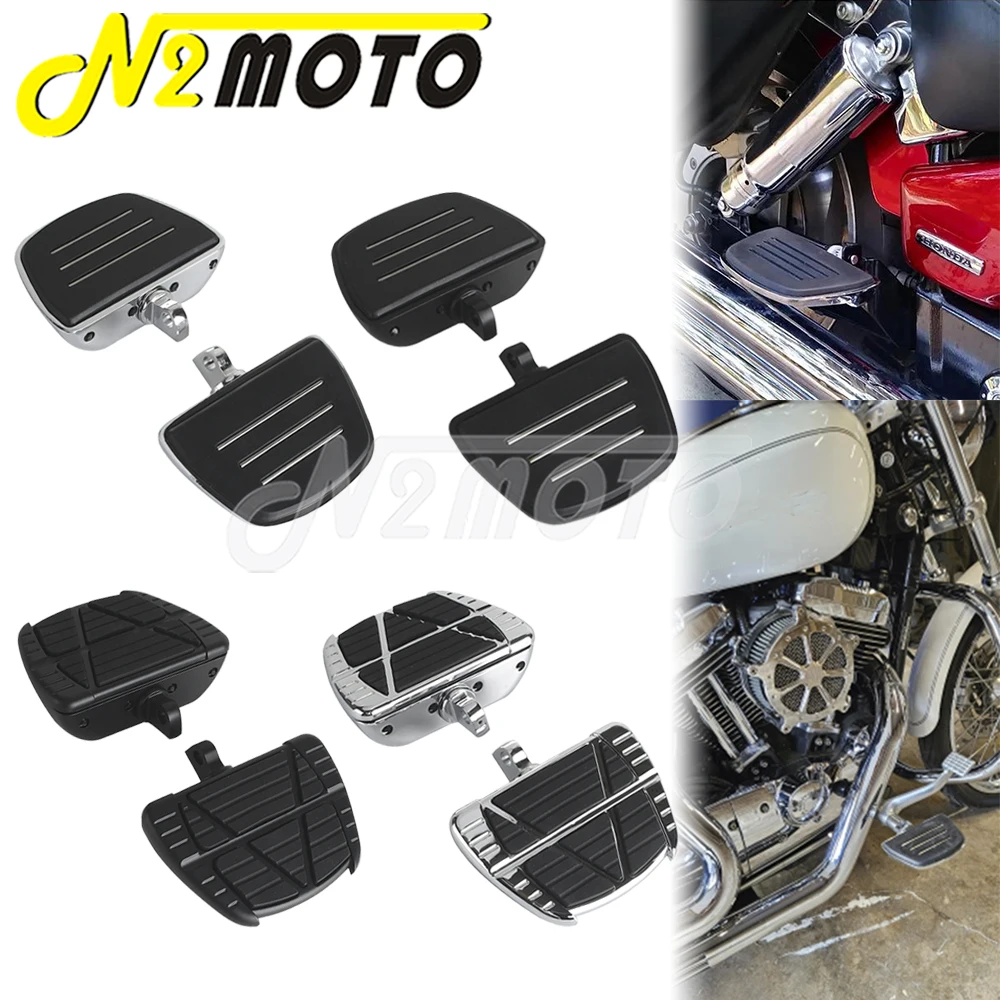 

Подножки для пассажирского водителя мотоцикла, подставка для ног, 10 мм, подножки с отверстием для крепления, напольная доска для Harley Softail Breakout Heritage Dyna XL