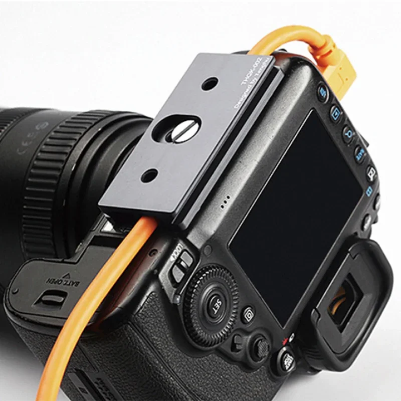 لوحة التحرير السريع SLR Arca للكاميرات ، حامل ثلاثي الأرجل ، كابل رأس الكرة ، قفل ثابت ، واقي المنفذ