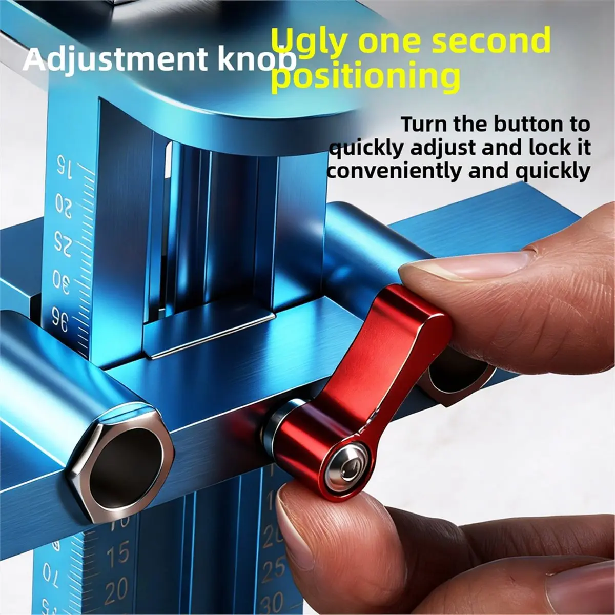 DT35BG Adjustable Woodworking Clamp for Wardrobe & Drawer Installation, Panel Mounting Tool
