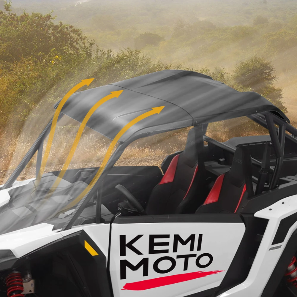 

KEMIMOTO UTV Roof Hard Top #2884553 #2884549-293 Compatible with Polaris RZR XP 1000 2024 2025 2 Seater Sunshade UV Top Roof