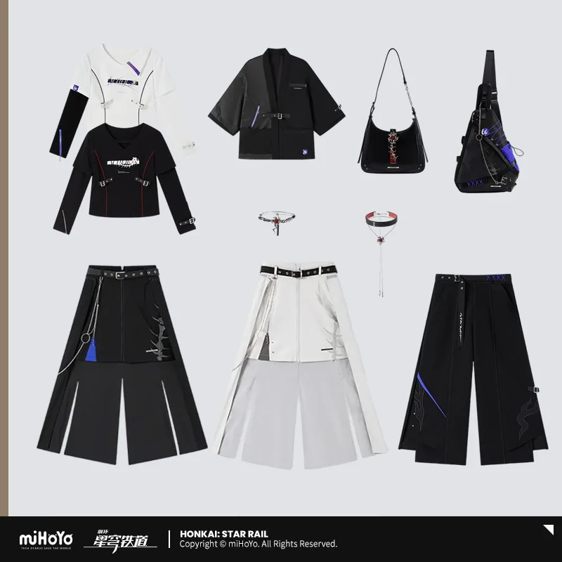 

Официальный товар Sunsyea Honkai Star Rail miHoYo, оригинальная аутентичная одежда серии Acheron Themes