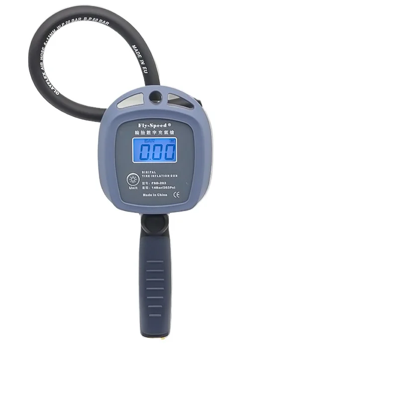 

High precision car tire pressure gauge, tire inflation gauge gun, digital inflation electronic tire pressure gauge