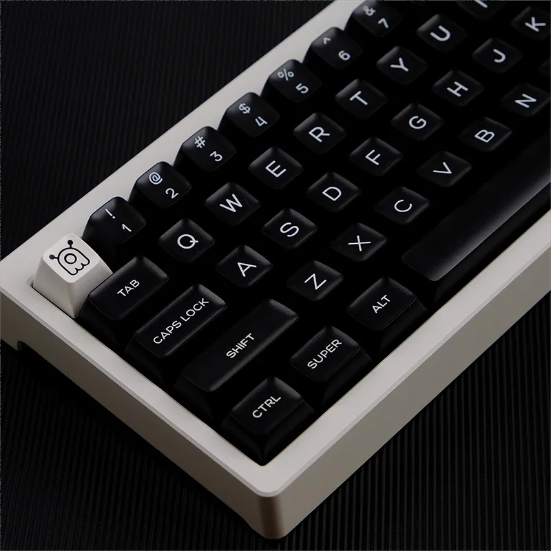 Imagem -04 - Teclas SA Perfil Gmk Keycap Wob Preto Branco Duplo Tiro Pbt Keycaps para Teclado Mecânico Iso Entrar 7u Barra de Espaço Gmk67 K500 160