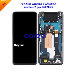 6.67 LCD  Original For Asus Zenfone 7 ZS670KS LCD For Zenfone 7 pro ZS671KS Lcd Disaplay LCD Screen Touch Digitizer Assembly