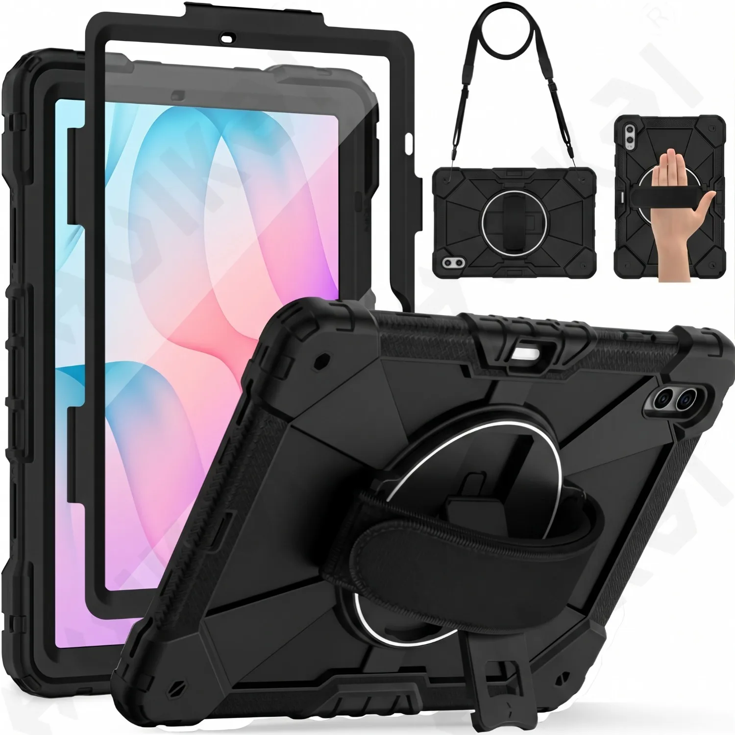 Case for Samsung Galaxy Tab S12 Ultra S11 Ultra 14.6 inch 2026 Shockproof Cover 360 Rotatable Stand Hand Grip and Shoulder Strap