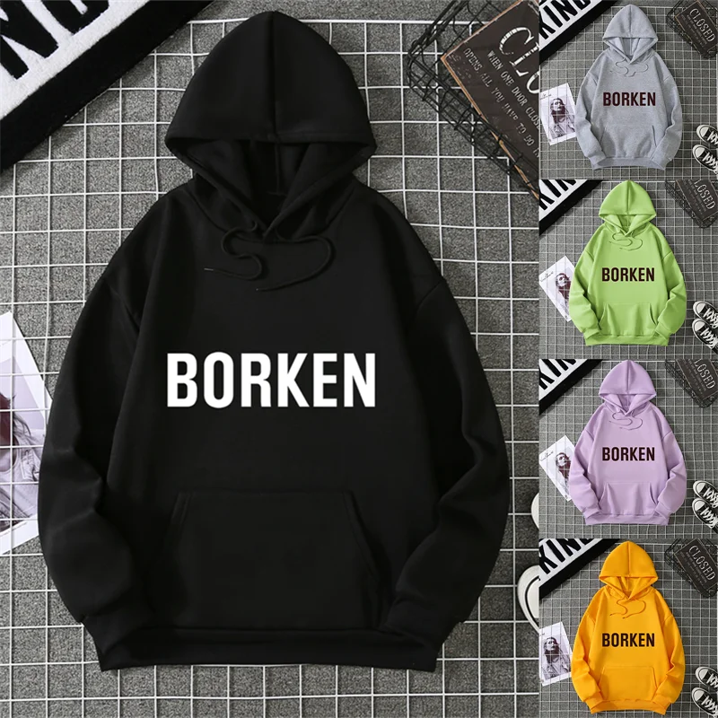 Dames sweatshirt met lange mouwen en capuchon uit 2025 met bedrukte retro hiphopstijl voor sport- en vrijetijdskleding over seizoenen CYXX 341