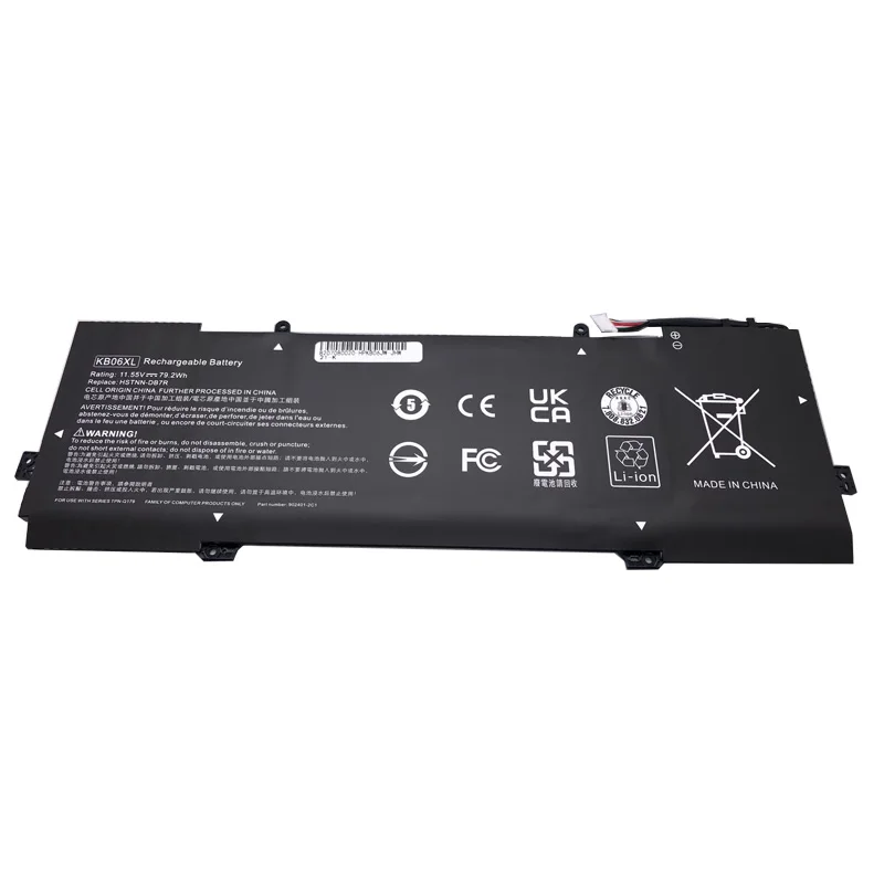 WHOLESALE New KB06XL Laptop Battery for  Hp Spectre X360 15-BL002XX Z6K96EA Z6K97EA Z6K99EA Z6L00EA Z6L01EA Z6L02EA HSTNN-DB7R