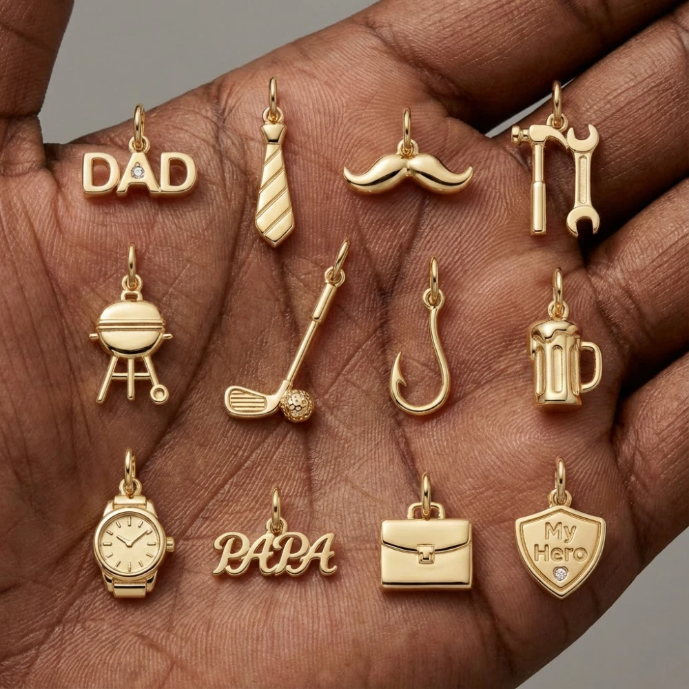 316 Edelstahl Wasserdicht Farbbeständig Modisch Und Beliebt Anhänger Für Schmuck DIY – Detail 1