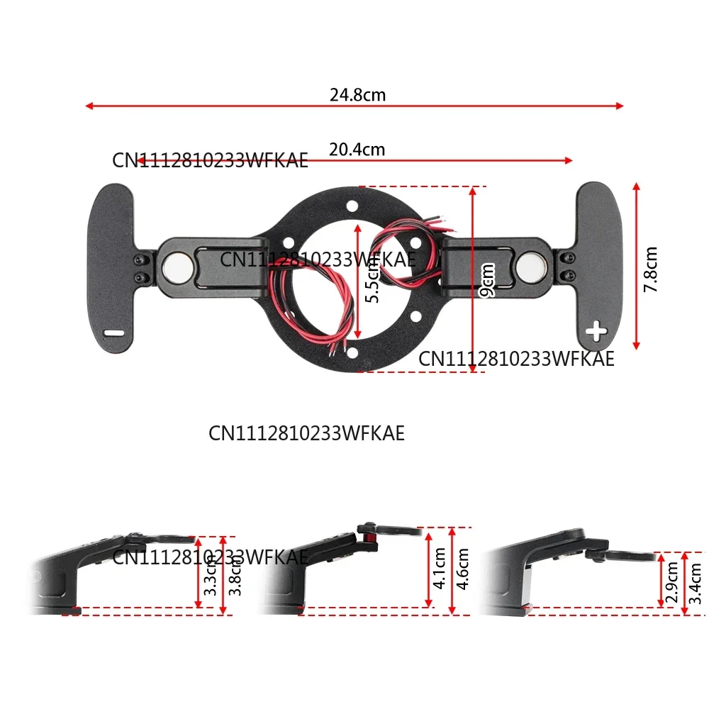 Carbon/Black Racing Simulation Steering Wheel Magnetic Shift Paddles For Logitech 923 G29 G27 G25 G920 For Thrustmaster