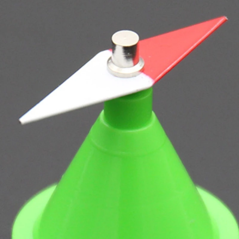 10 ชิ้น/เซ็ต Rhombus ขนาดเล็กเข็มทิศแม่เหล็กเข็มฟิสิกส์การสอนเครื่องมือสำหรับ Lab