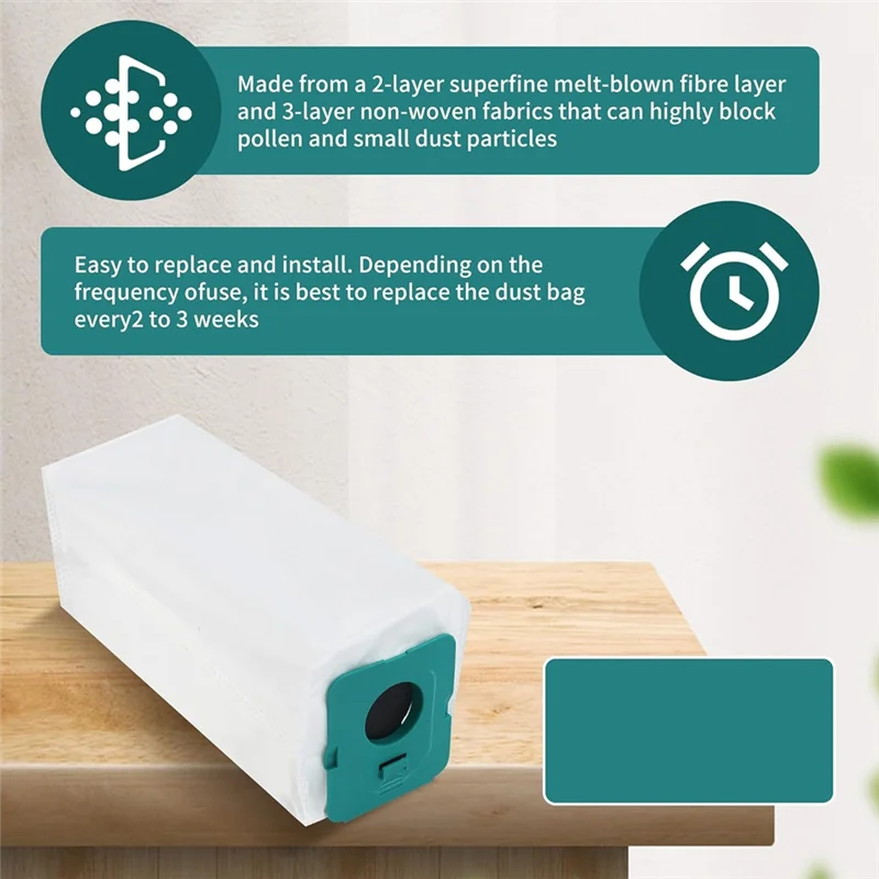 A39M Vacuum Cleaner Bags For  Bespoke Jet VCA-ADB95, Replacement Filter Bag Set, Disposable Replacement Bags