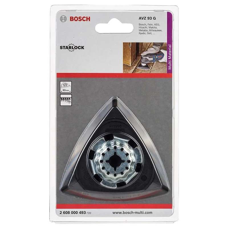 Bosch 2608000493 levigatrice professionale AVZ 93G nero