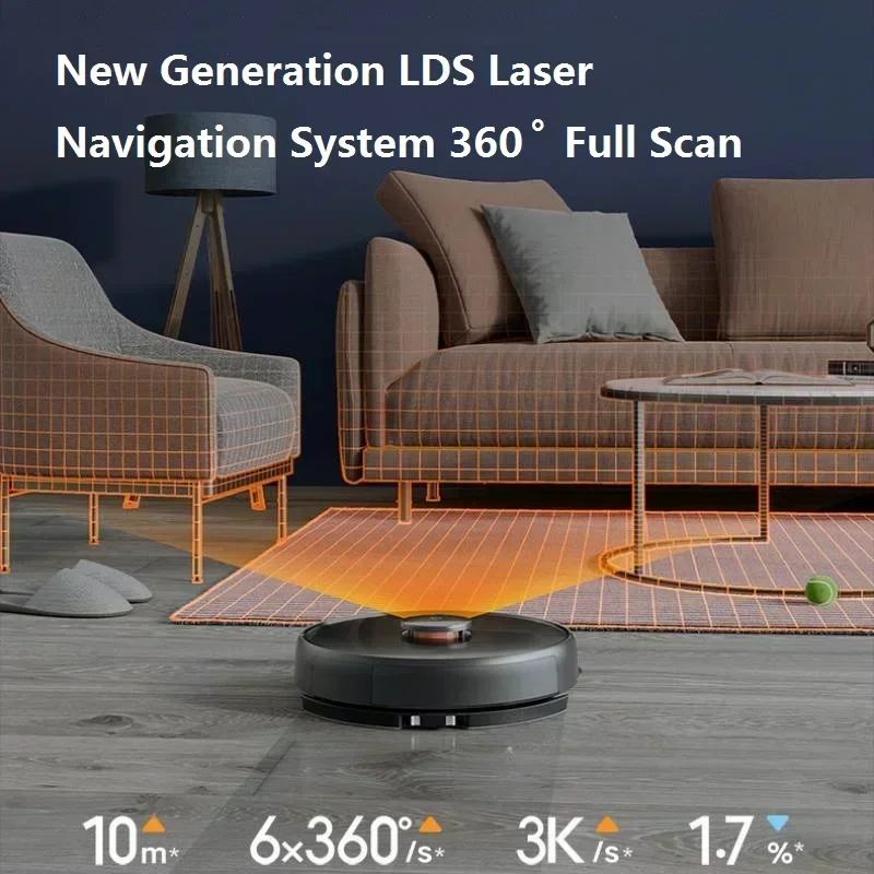 The New Xiaomi Robot Vacuum Pro Smart Home Sweeping and Dragging All-in-one Machine AI Intelligent Recognition of 3d Obstacles O