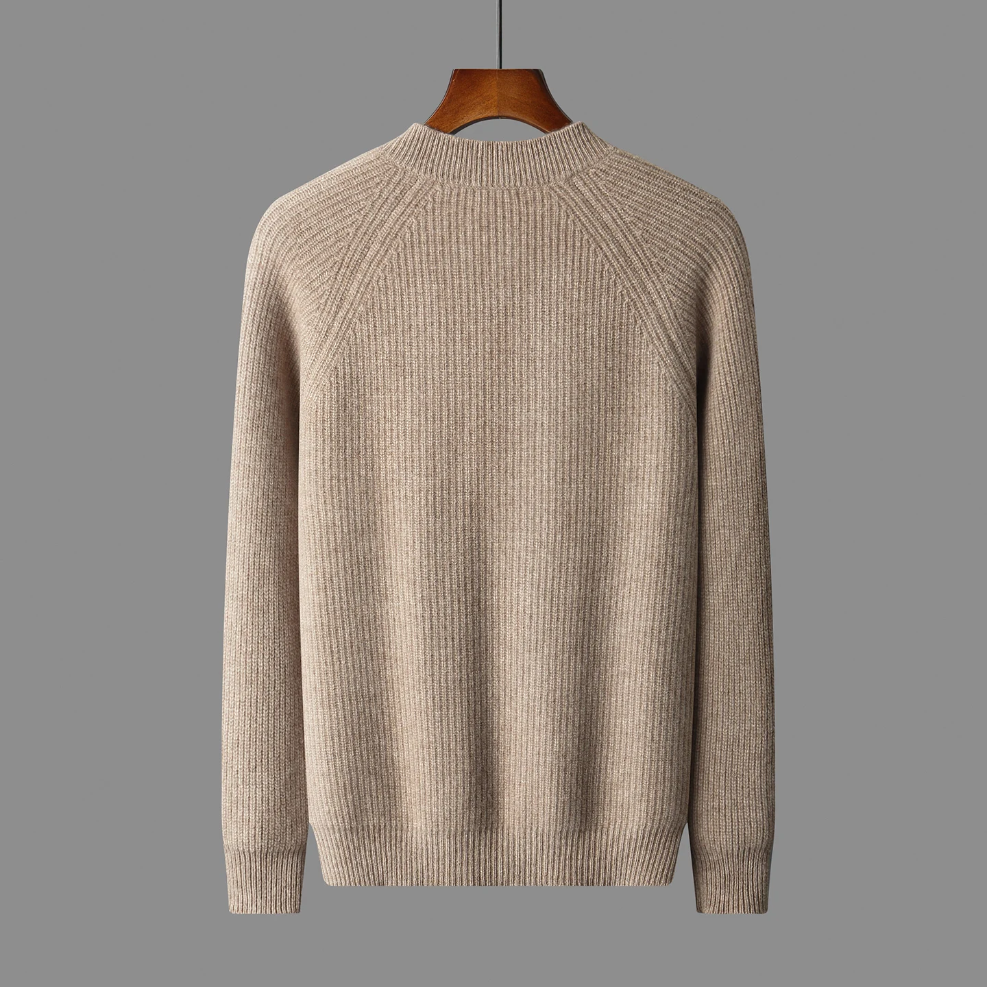 Men Jacket Sweater 100% Merino Wool Cardigan Coats Autumn Winter Thick Warm Button Man Clothes New Cozy O-neck Casual Knit Tops