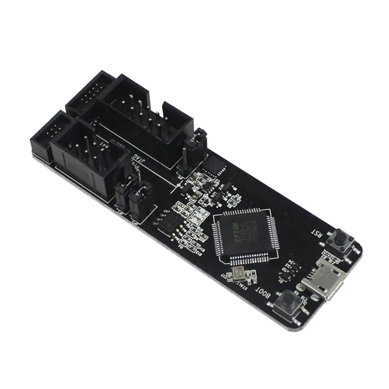 Программатор-отладчик JTAG для плат разработки ESP8266/ESP32 с поддержкой последовательной связи и загрузки прошивки ESP Prog