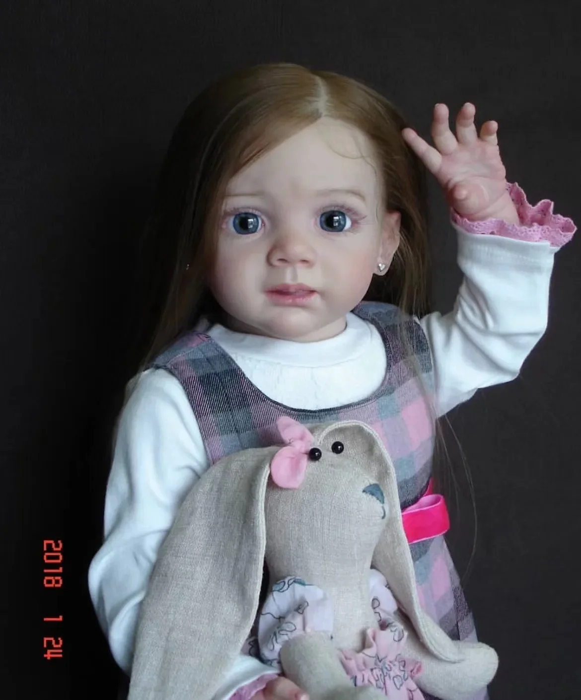 SINO-BB 60CM Bebe Reborn Fritzi Standing Legs Vision Already Finished High Quality Painting Art Doll Toys For Children