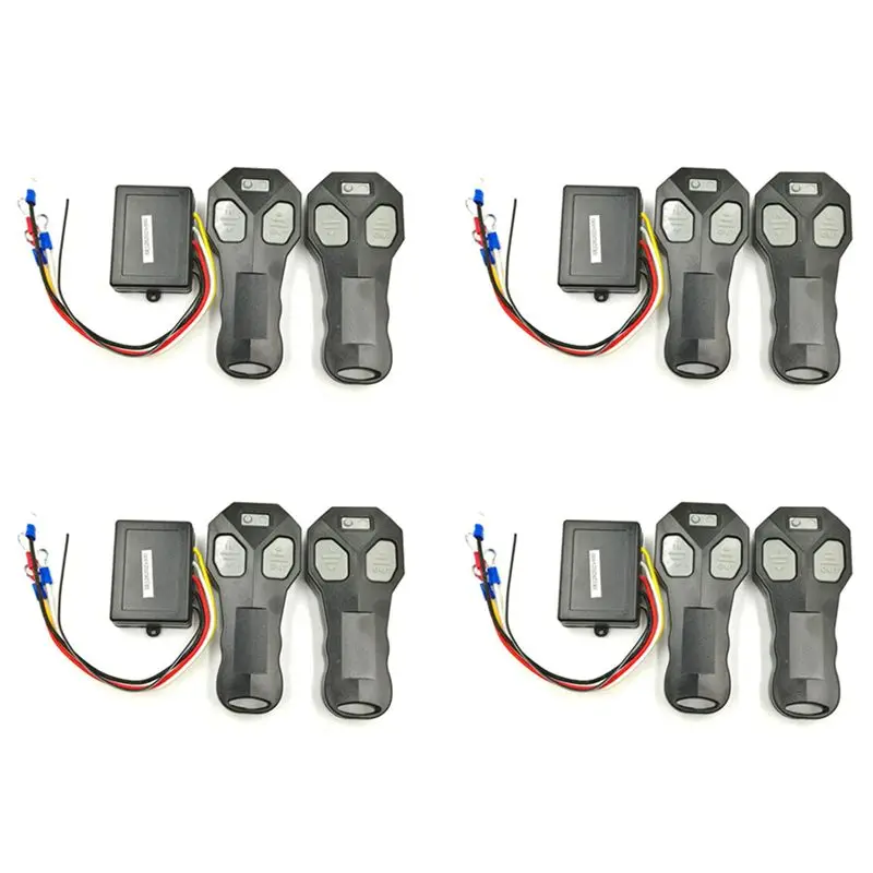 M49K-8X Universal Car Wireless Winch Remote Control With Twin Handset Two Matched Transmitters