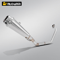 R15 MT-15 V1 V2 2008-2017 YAMAHA Motorcycle Full System Stainless Steel Front End  Arrow Muffler Exhaust For R15 MT-15 V1 V2