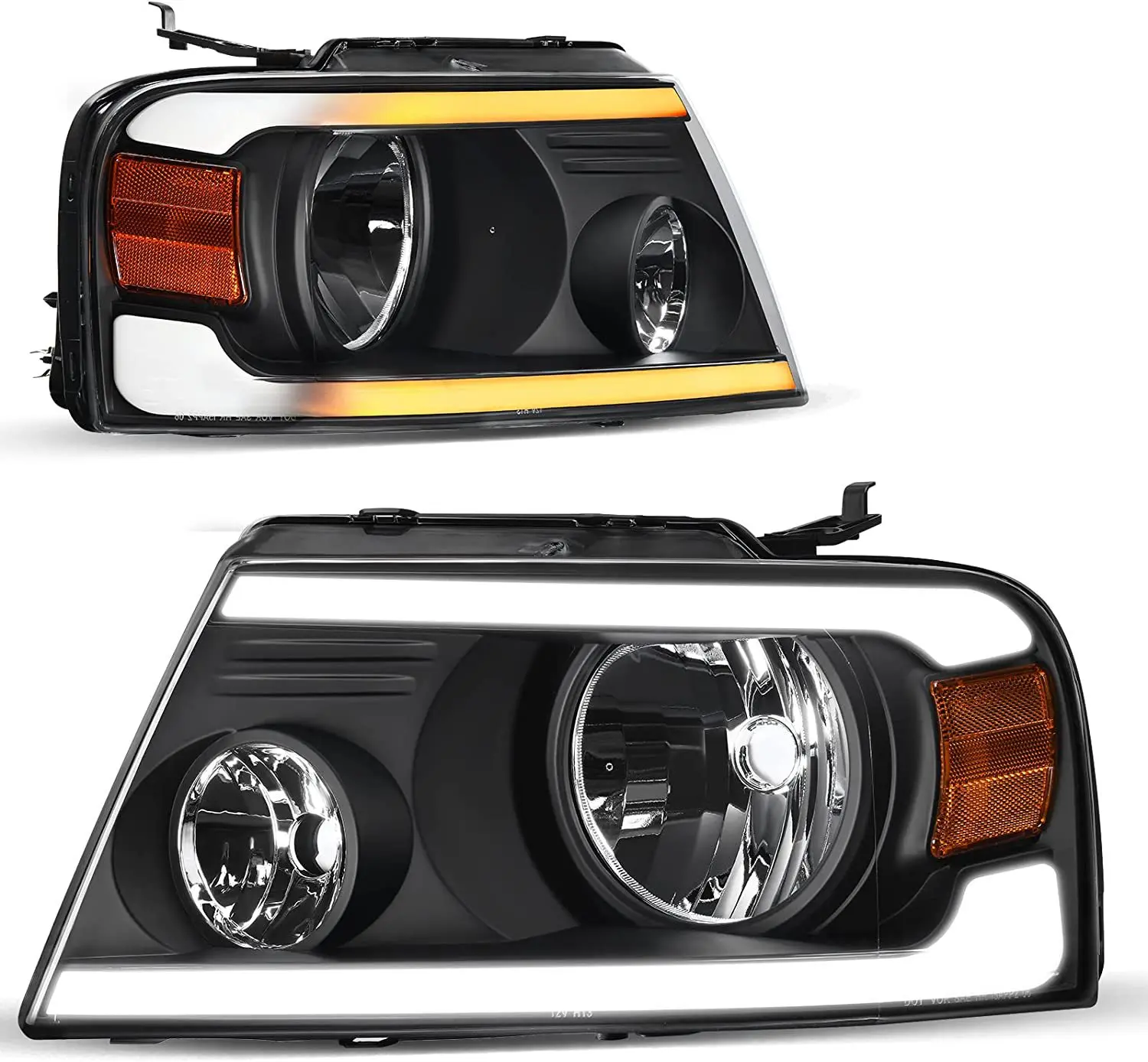 

Suitable for 2004 2008 Ford F150 2006 2008 Lincoln Mark LT American Edition headlights