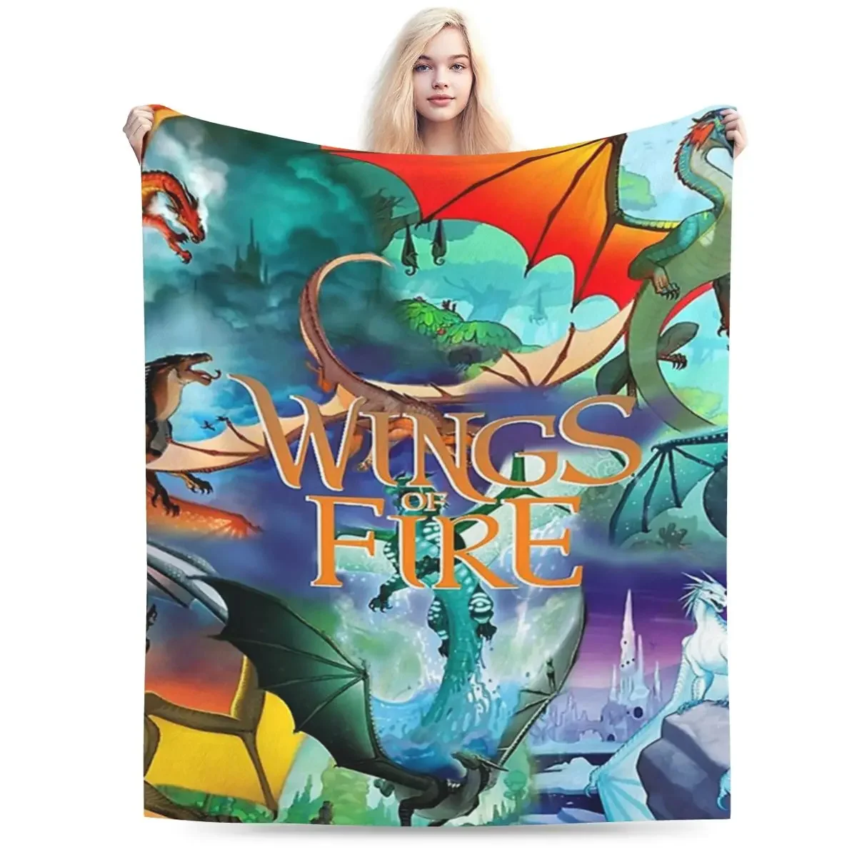 Wings Of Fire All Together Blanket Soft Warm Flannel Throw Blanket Bedding for Bed Living room Picnic Travel Home Sofa