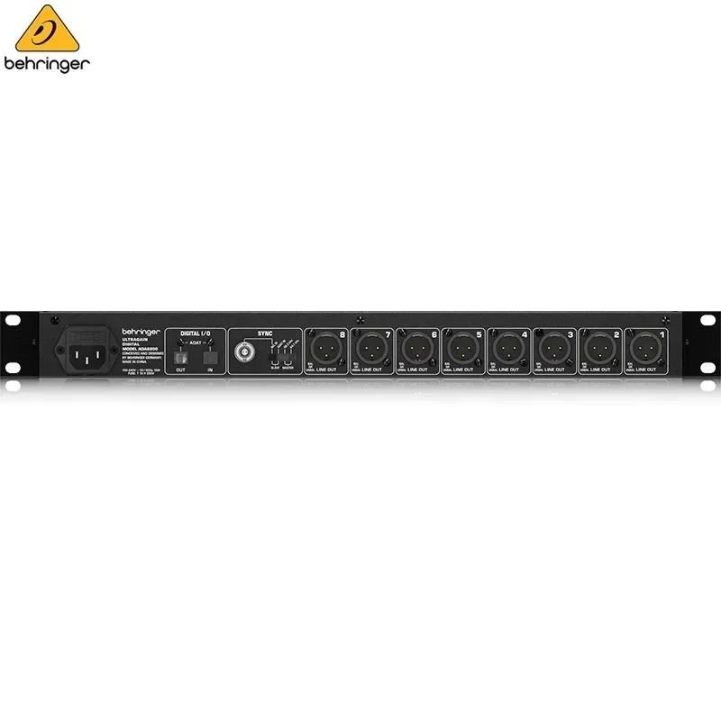 محول Behringers ADA8200 8 قنوات A/D لبطاقة الصوت محول إشارة توسيع الألياف البصرية #3