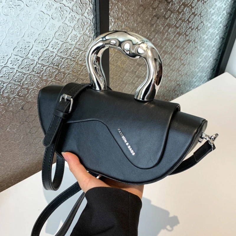 

2025 New French Style Crossbody Bag for Women Elegant Top-Handle Shoulder Purse Chic Commuter Bag Vintage Inspired Lady Handbag​